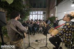 Concert de Marcel Làzara i Júlia Arrey a la Llibreria Casa Usher de Barcelona 